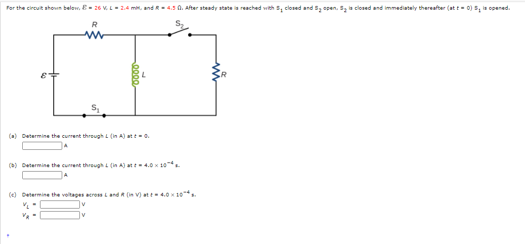 Answered For The Circuit Shown Below E 26 V Bartleby