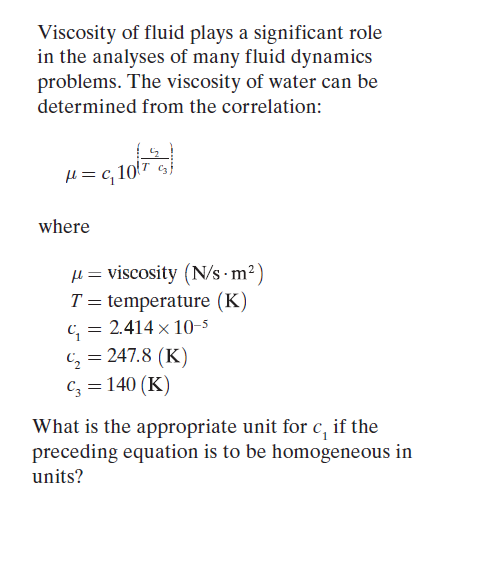 Answered Viscosity Of Fluid Plays A Significant Bartleby