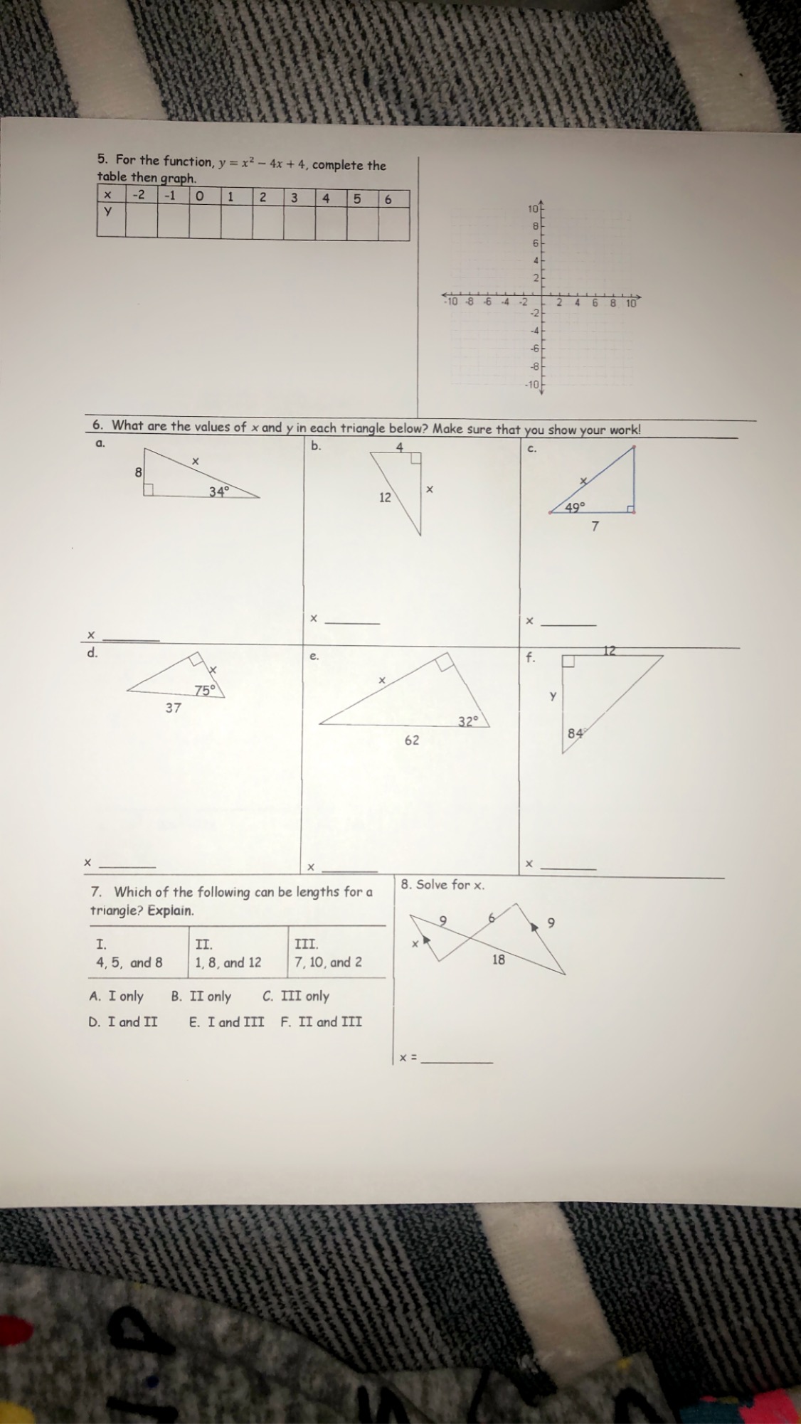 Answered 5 For The Function Y X 4x 4 Bartleby