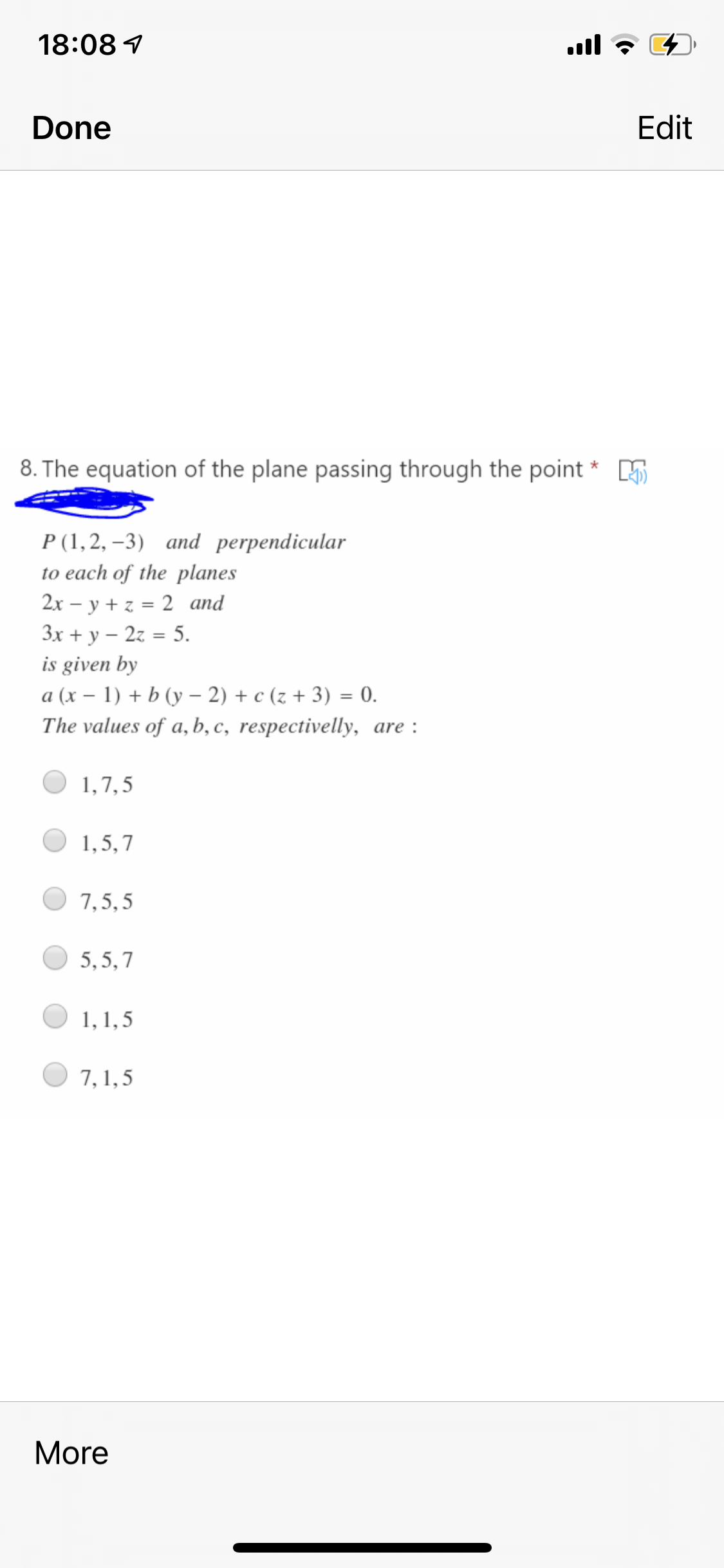 Answered 8 The Equation Of The Plane Passing Bartleby