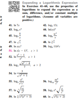 Answered O Expanding A Logarithmic Expression In Bartleby