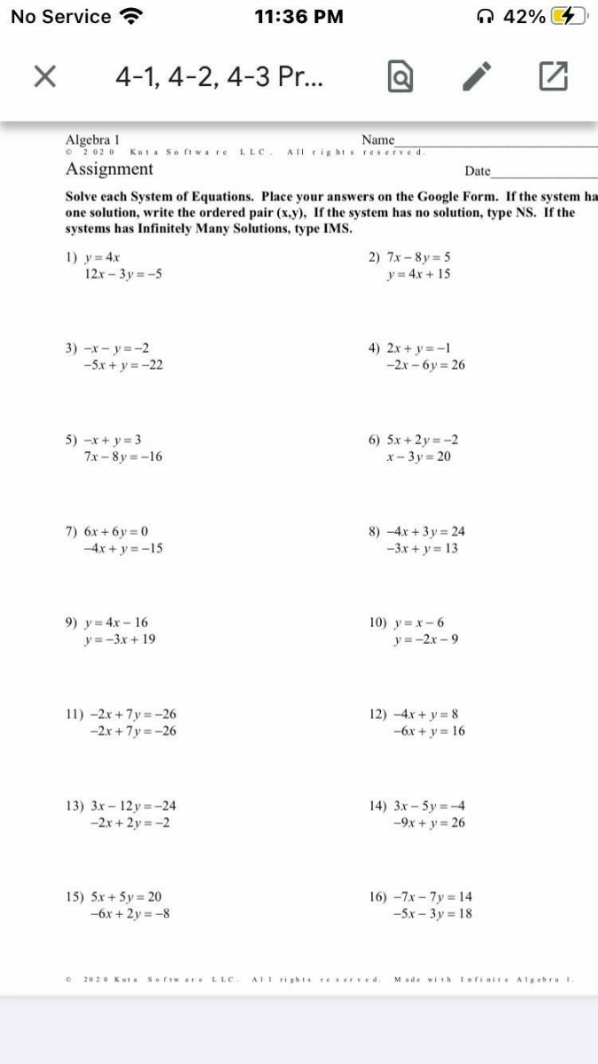 Answered 1 Y 4x 12x 3y 5 2 7x 8y 5 Y Bartleby