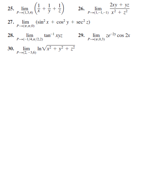 Answered 2hu Yz Lim P 1 1 1 X Z 25 Bartleby