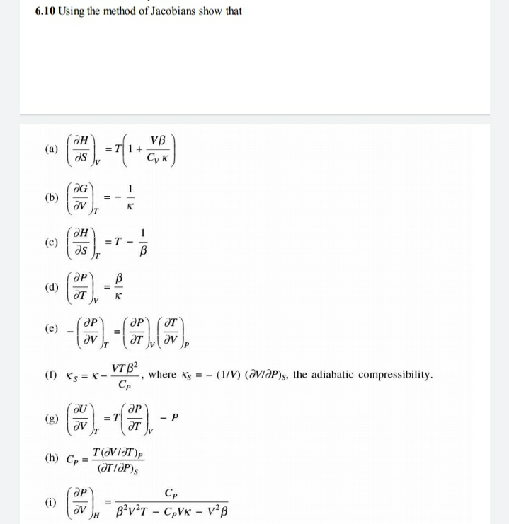 Answered 6 10 Using The Method Of Jacobians Show Bartleby