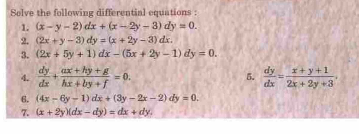 Answered 3 2x 5y 1 Dx 5x 2y 1 Dy Bartleby