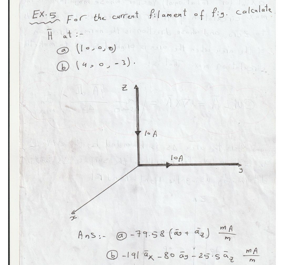 Answered Ex 5 Fer The Current Filament Of Fig Bartleby