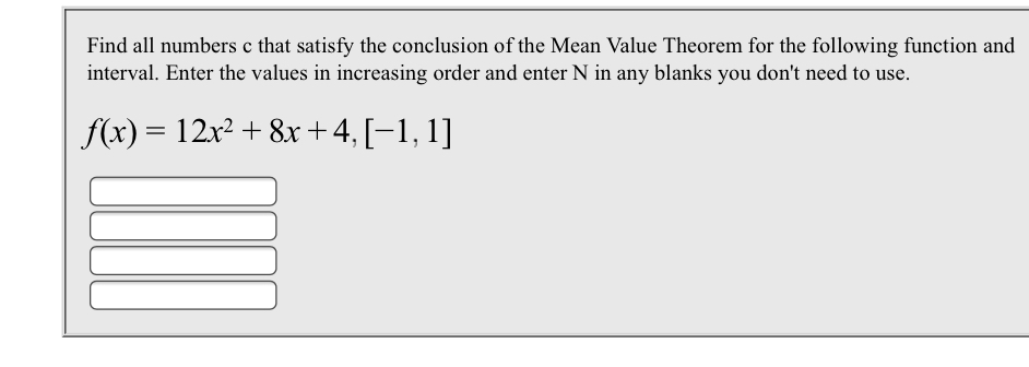 Answered Find All Numbers C That Satisfy The Bartleby