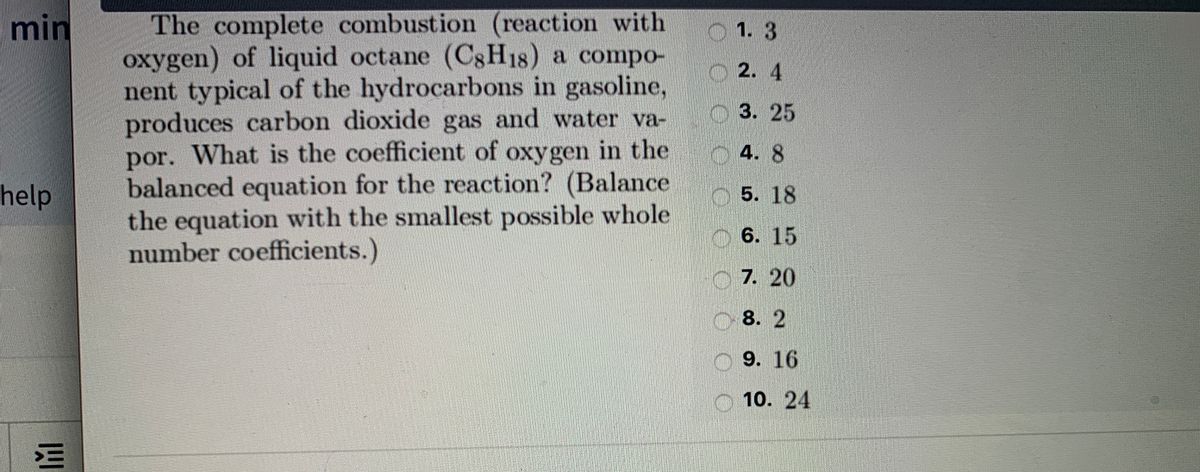 Answered The Complete Combustion Reaction With Bartleby