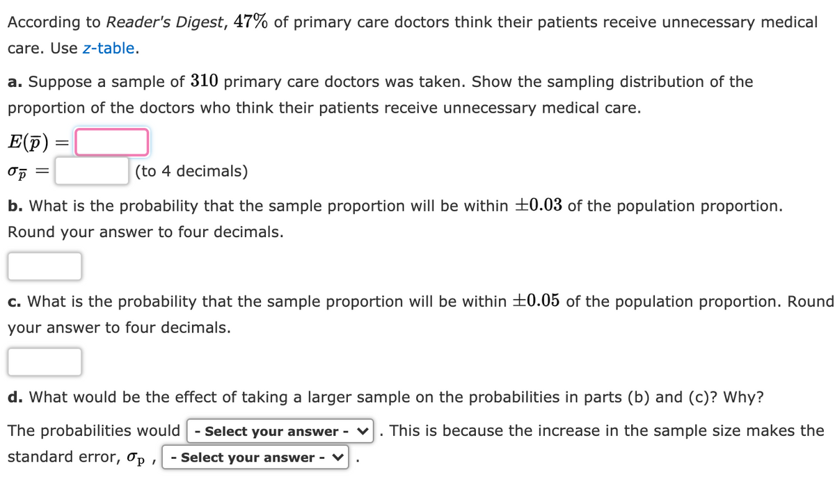 Answered: According To Reader's Digest, 47% Of… | Bartleby