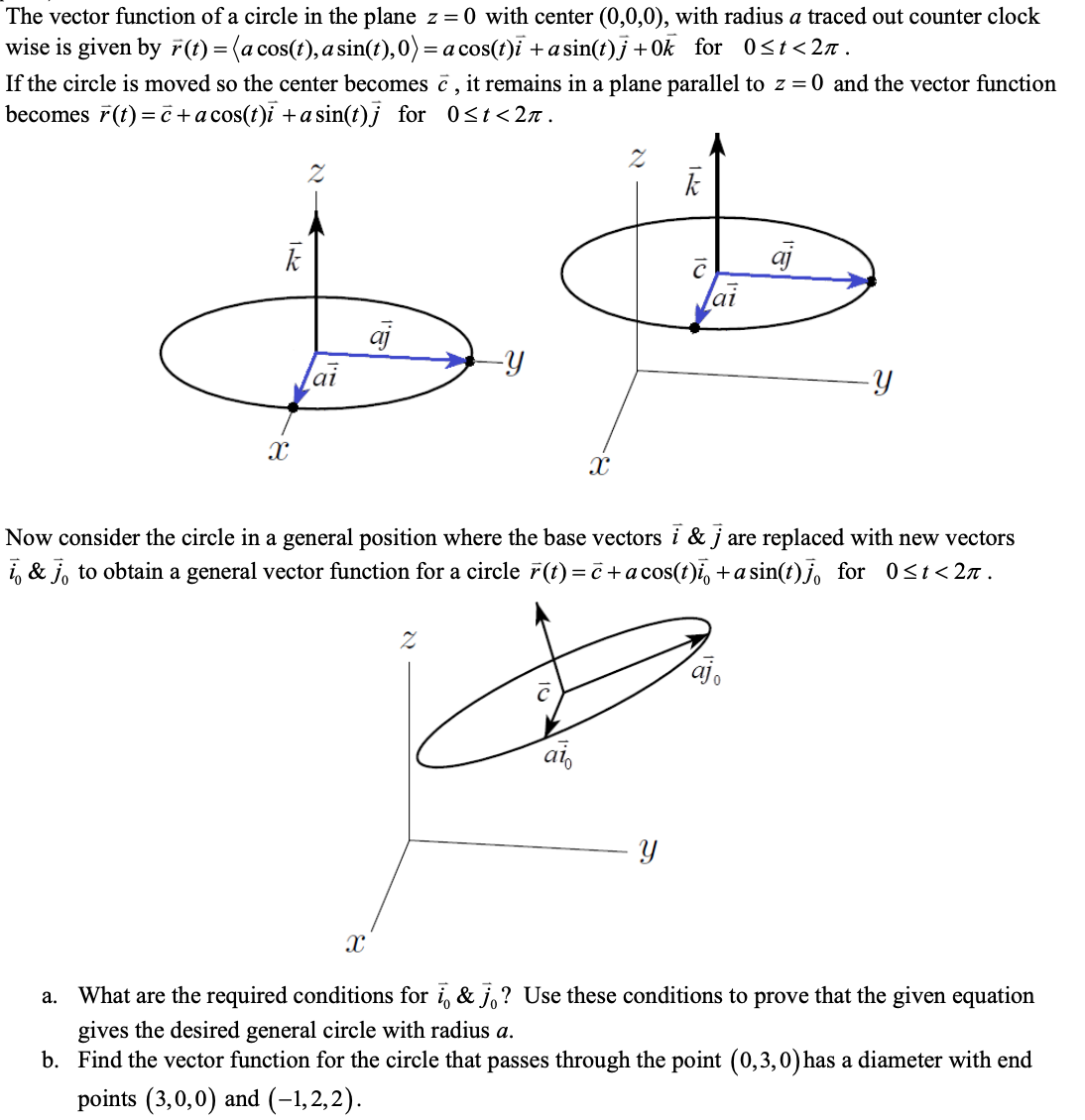 Answered Aj Jai Aj Lai Ow Consider The Circle In Bartleby