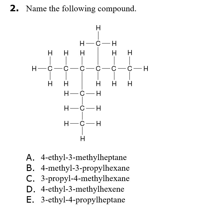 Answered 2 Name The Following Compound H N S N Bartleby