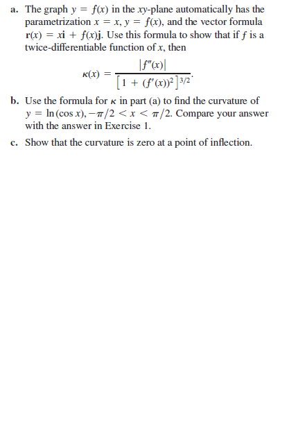 Answered A The Graph Y F X In The Xy Plane Bartleby