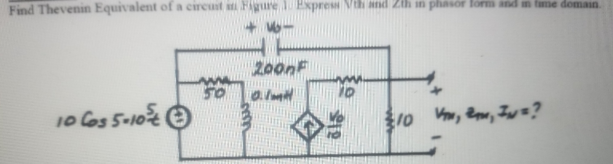 Answered Find Thevenin Equivalent Of A Circiil H Bartleby