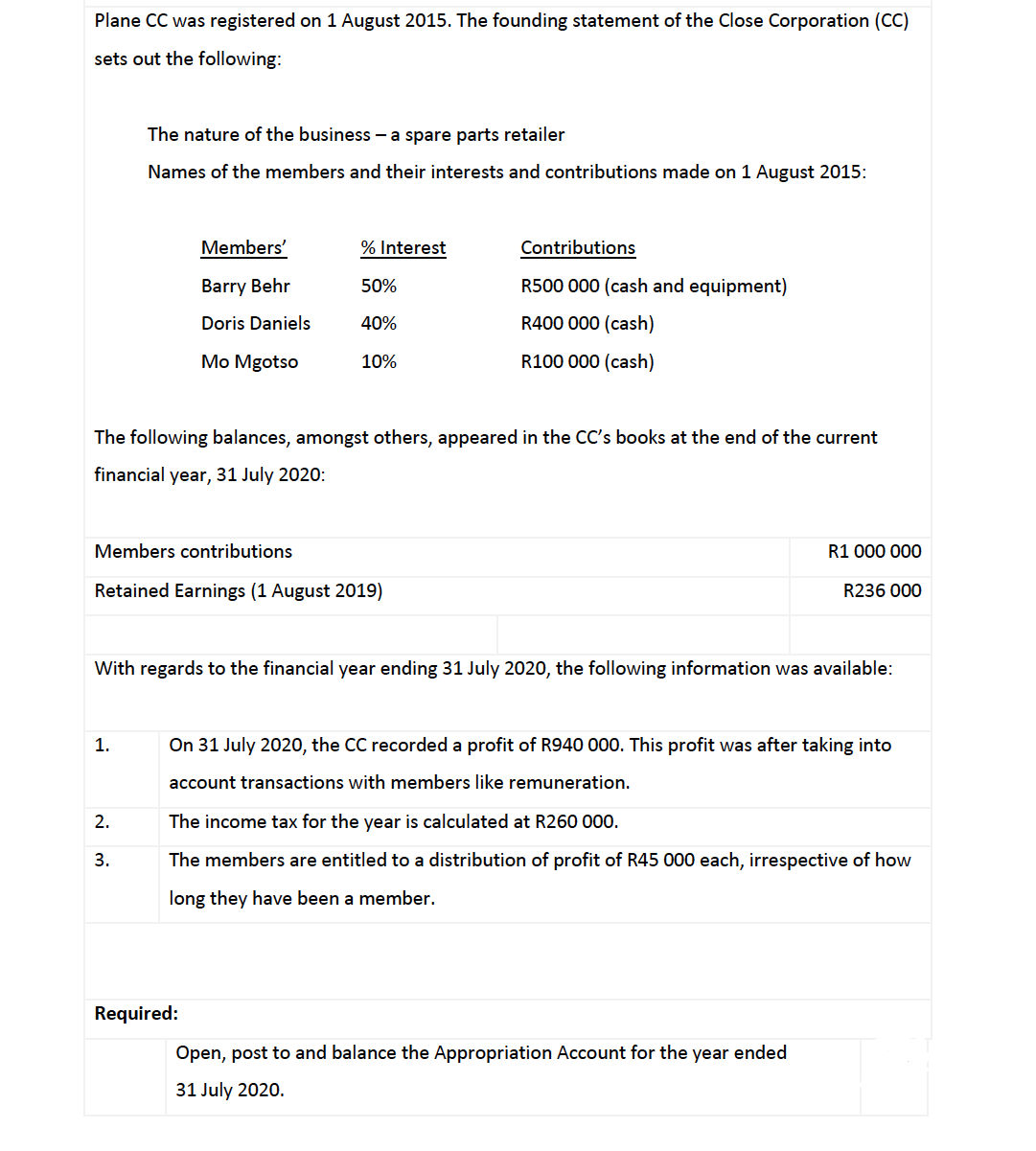 Answered: Plane CC was registered on 1 August… | bartleby