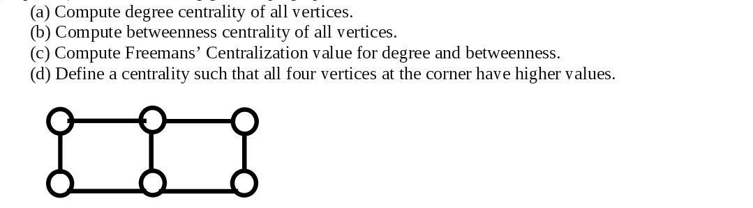 Answered A Compute Degree Centrality Of All Bartleby