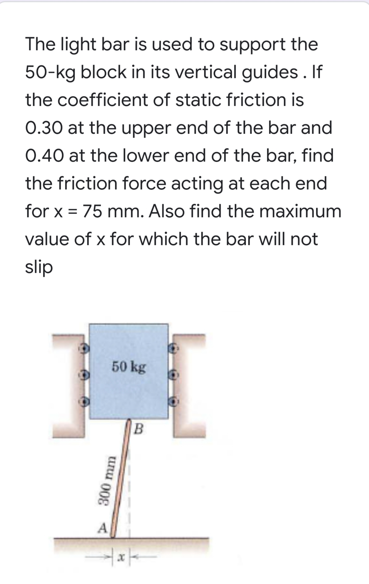 Answered The Light Bar Is Used To Support The Bartleby