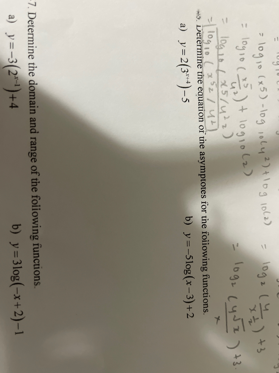 Answered Determine The Domain And Range Of The Bartleby