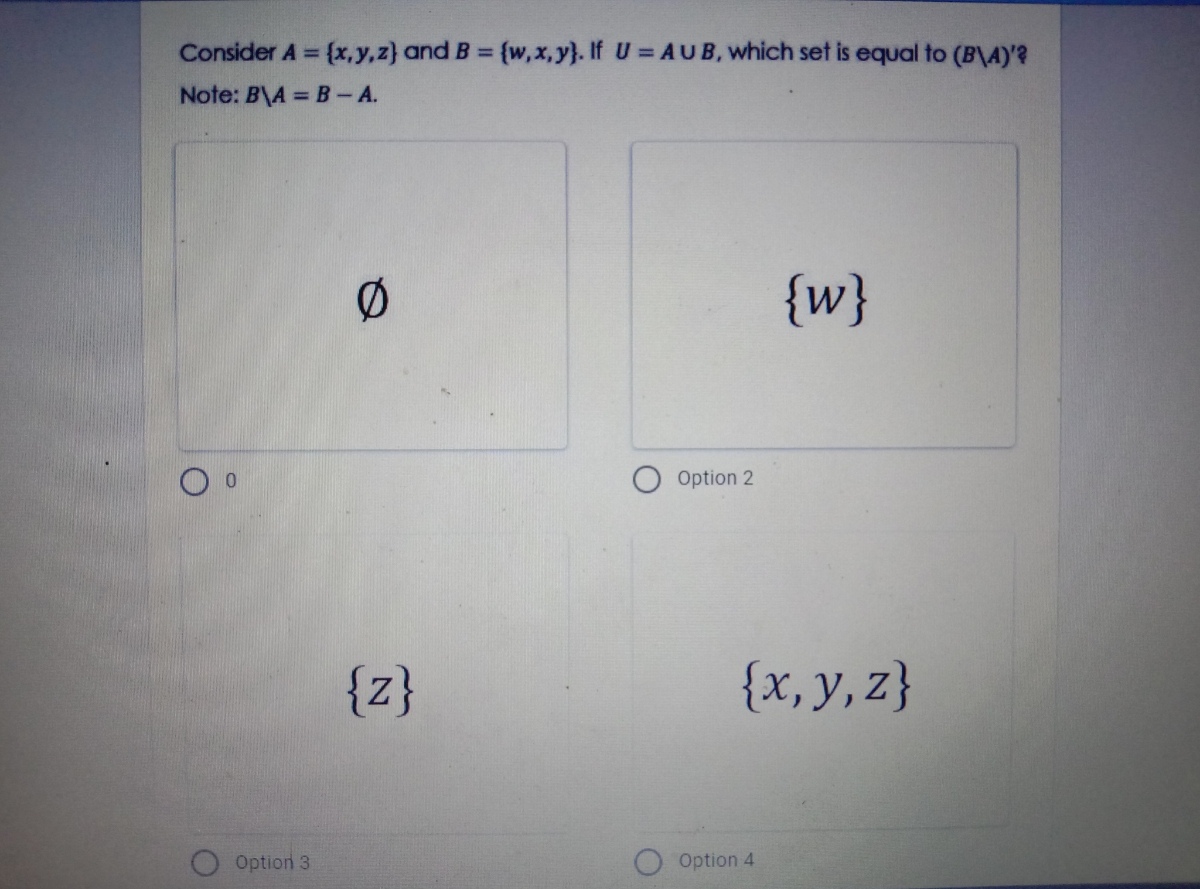 Answered Consider A X Y Z And B W X Y Bartleby