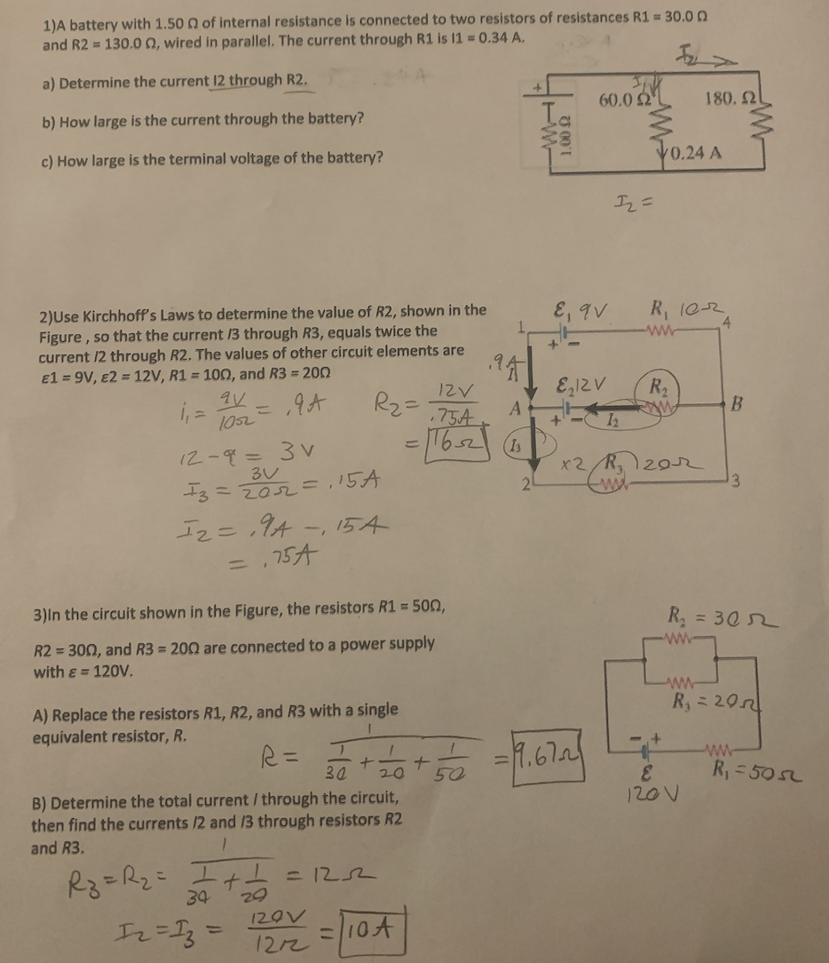 Answered 3d 3 In The Circuit Shown In The Bartleby