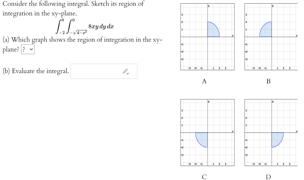 Answered Consider The Following Integral Sketch Bartleby