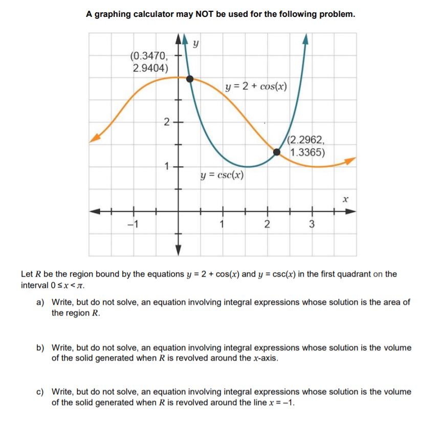 Answered A Graphing Calculator May Not Be Used Bartleby