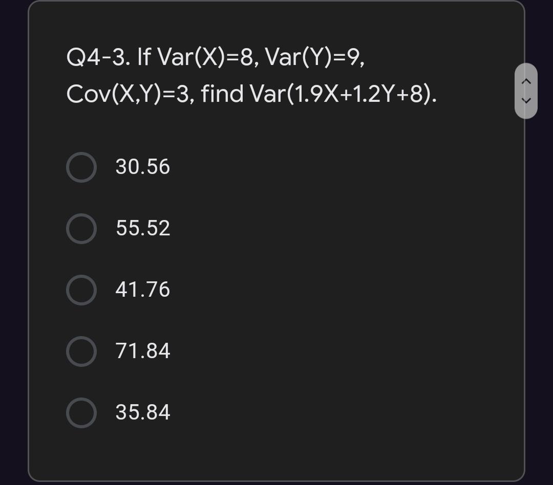 Answered Q4 3 If Var X 8 Var Y 9 Bartleby