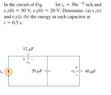 Answered In The Circuit Of Fig V 0 50 V Bartleby