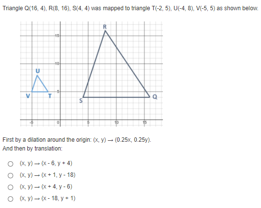 Answered Triangle Q 16 4 R 8 16 S 4 4 Bartleby