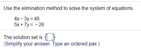 Answered Use The Elimination Method To Solve The Bartleby