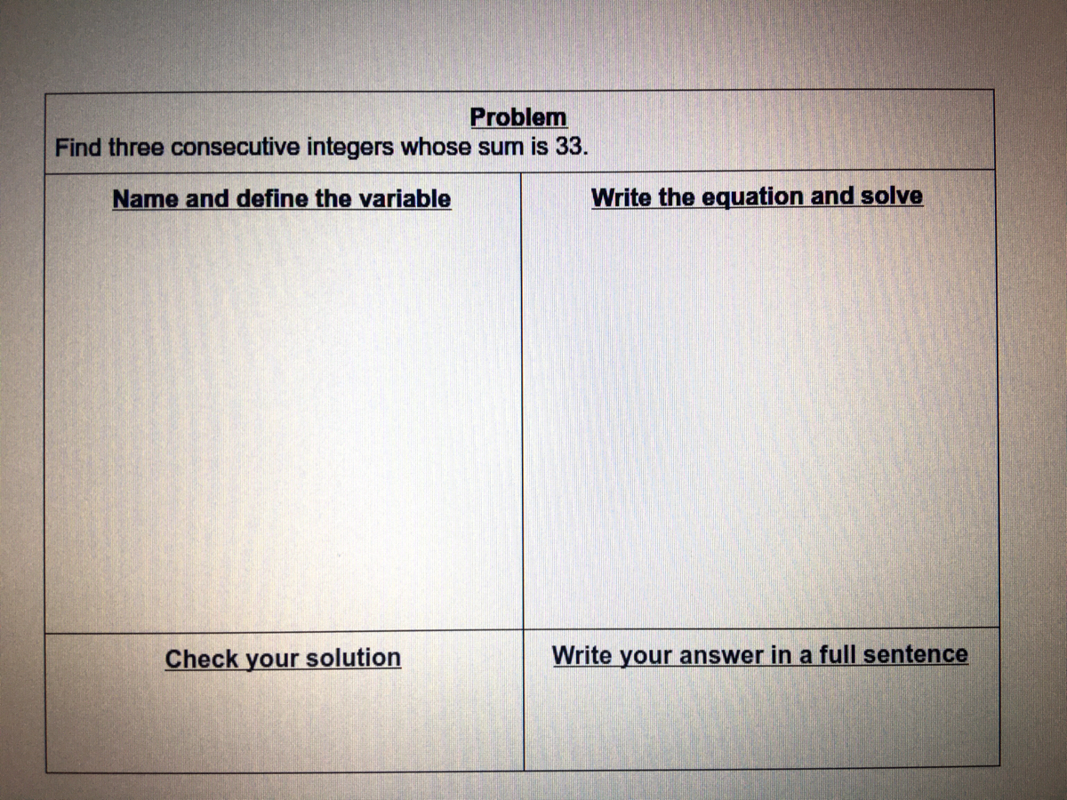 Find Three Consecutive Integers Whose Sum Is