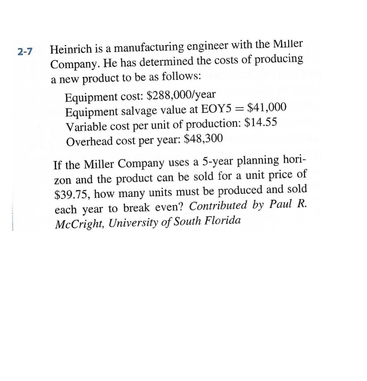 Answered Heinrich Is A Manufacturing Engineer Bartle