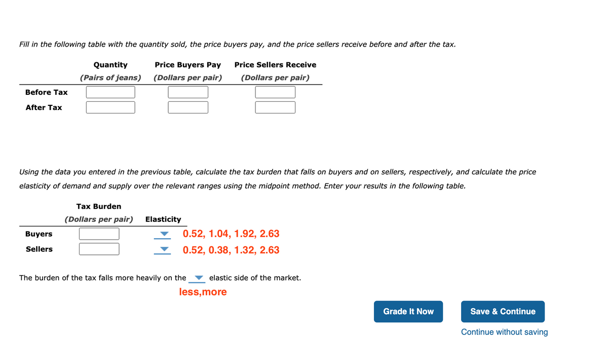 Answered: Fill In The Following Table With The… | Bartleby