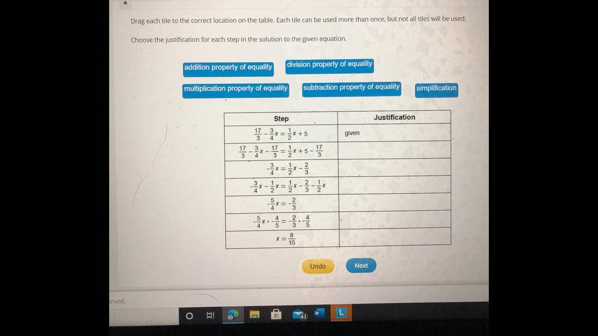 Answered: Drag each tile to the correct location… | bartleby