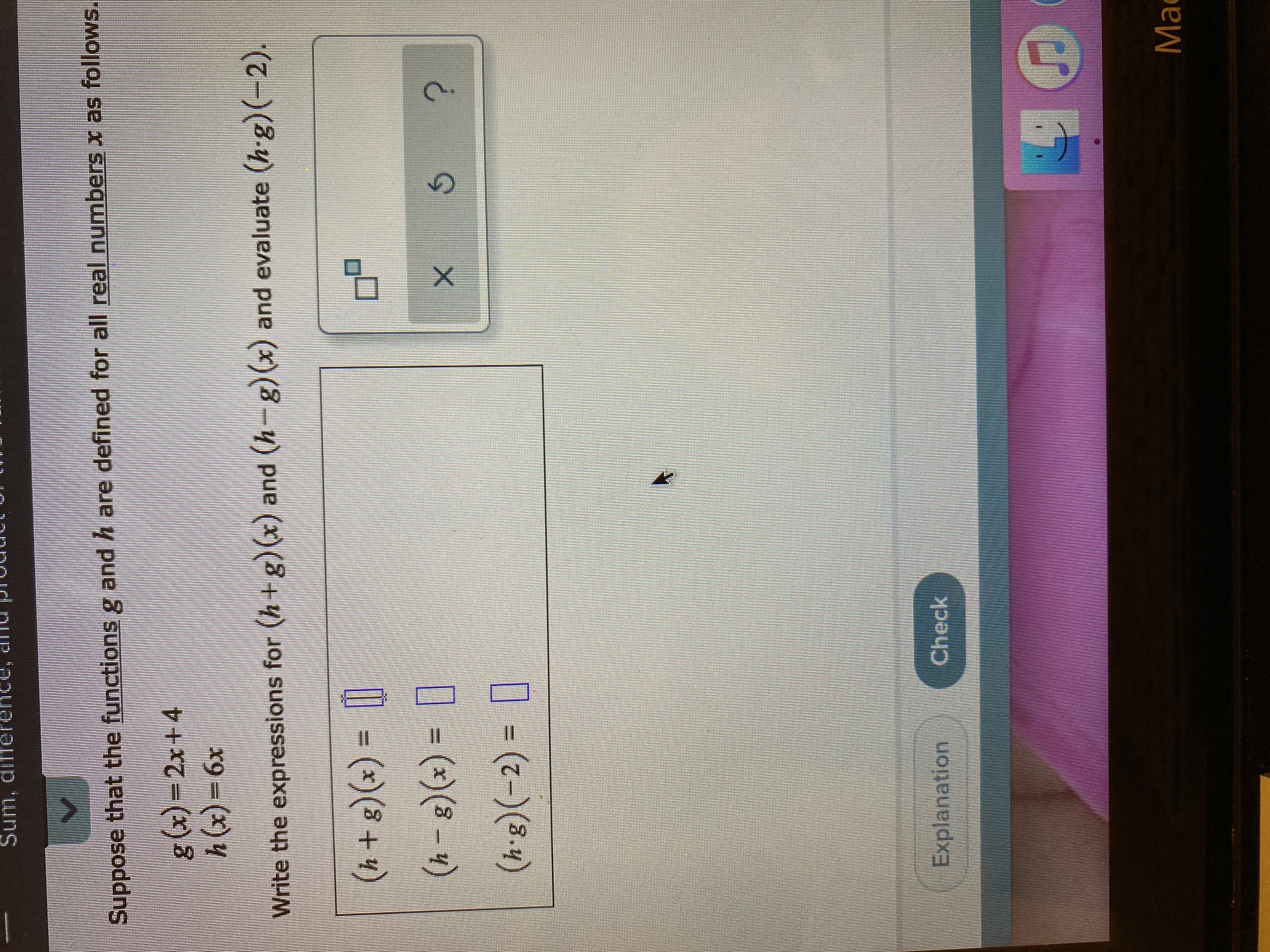 Answered Pose That The Functions G And H Are Bartleby