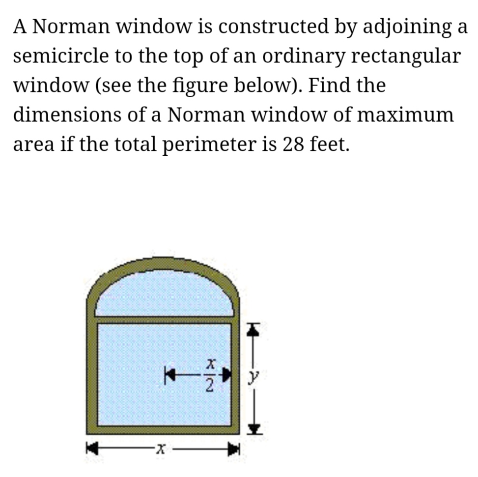 answered-a-norman-window-is-constructed-by-bartleby