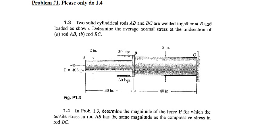 Answered Problem 1 Please Only Do 1 4 1 3 Two Bartleby