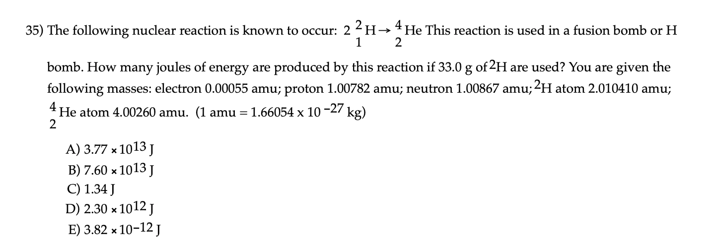 Answered 4 35 The Following Nuclear Reaction Is Bartleby