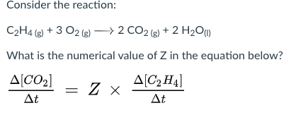 В уравнении химической реакции схема которой c2h4 o2 co2 h2o сумма всех коэффициентов