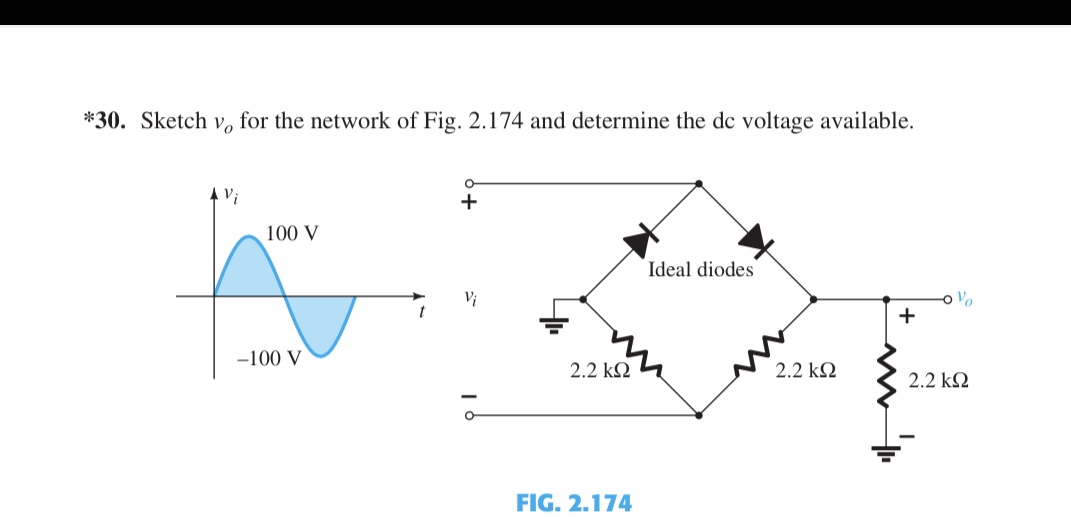 Answered 30 Sketch Vo For The Network Of Fig Bartleby