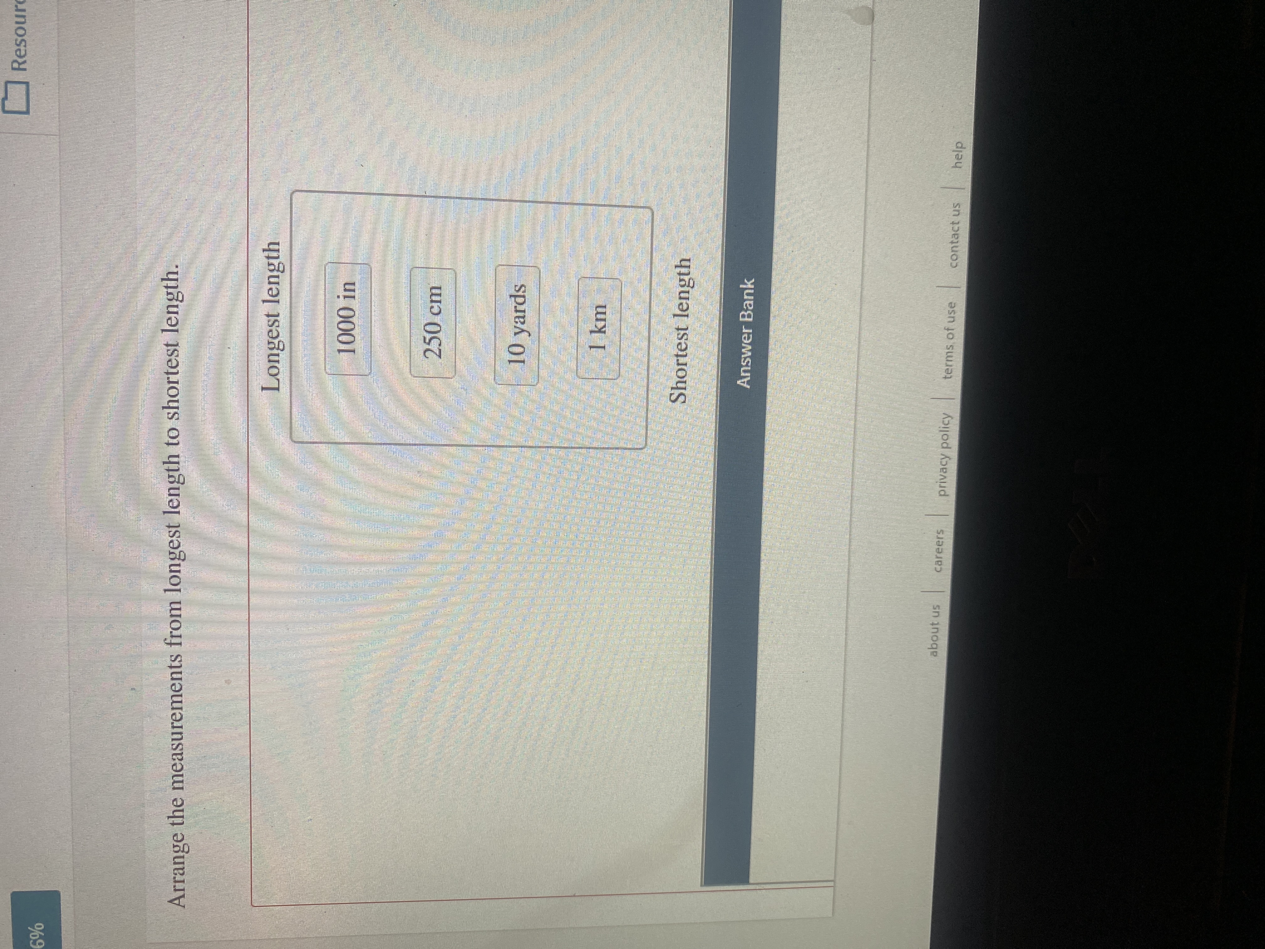 Answered Arrange The Measurements From Longest Bartle