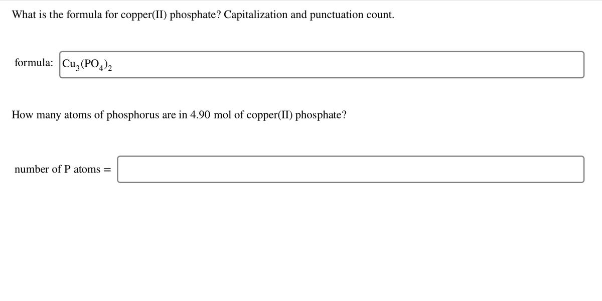 Answered What is the formula for copper(II)… bartleby