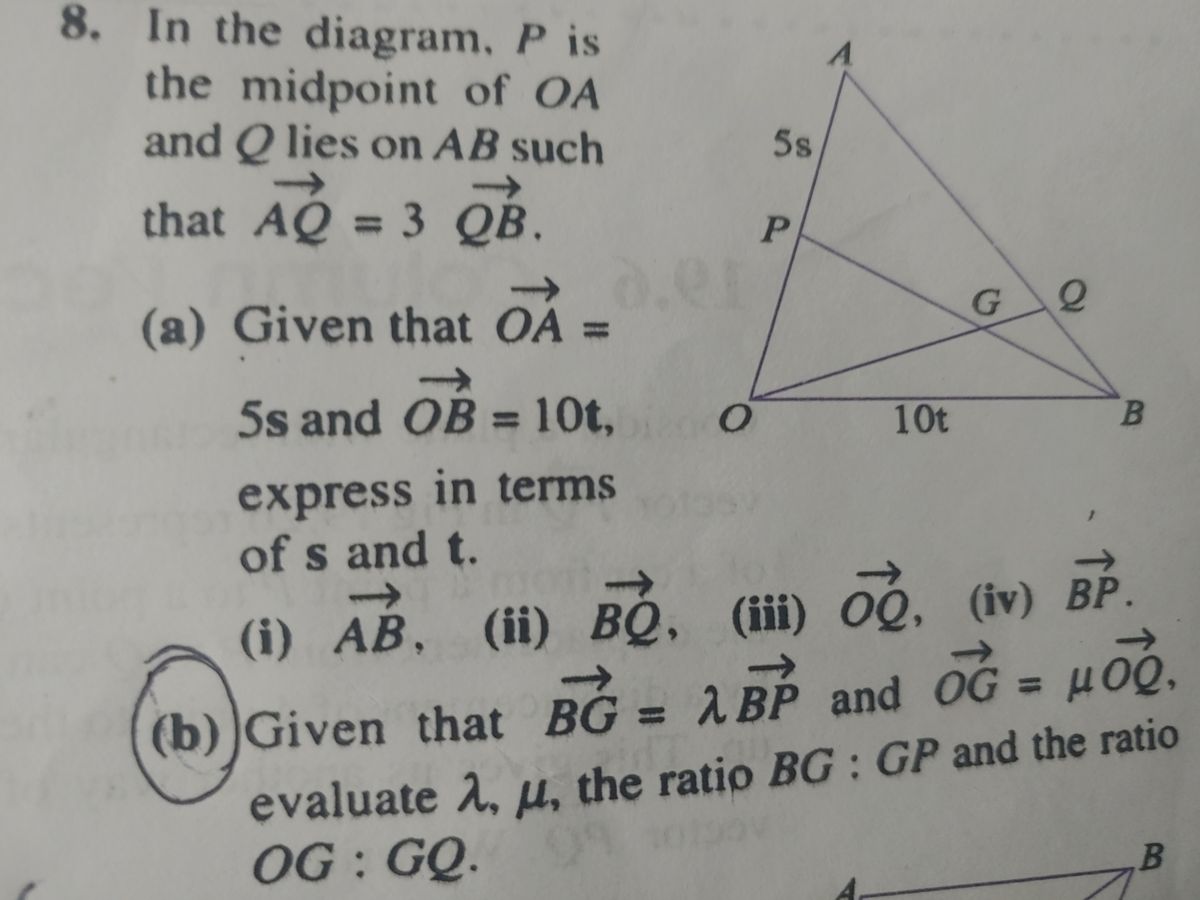 Answered B Given That Bg A Bp And Og µ0q Bartleby