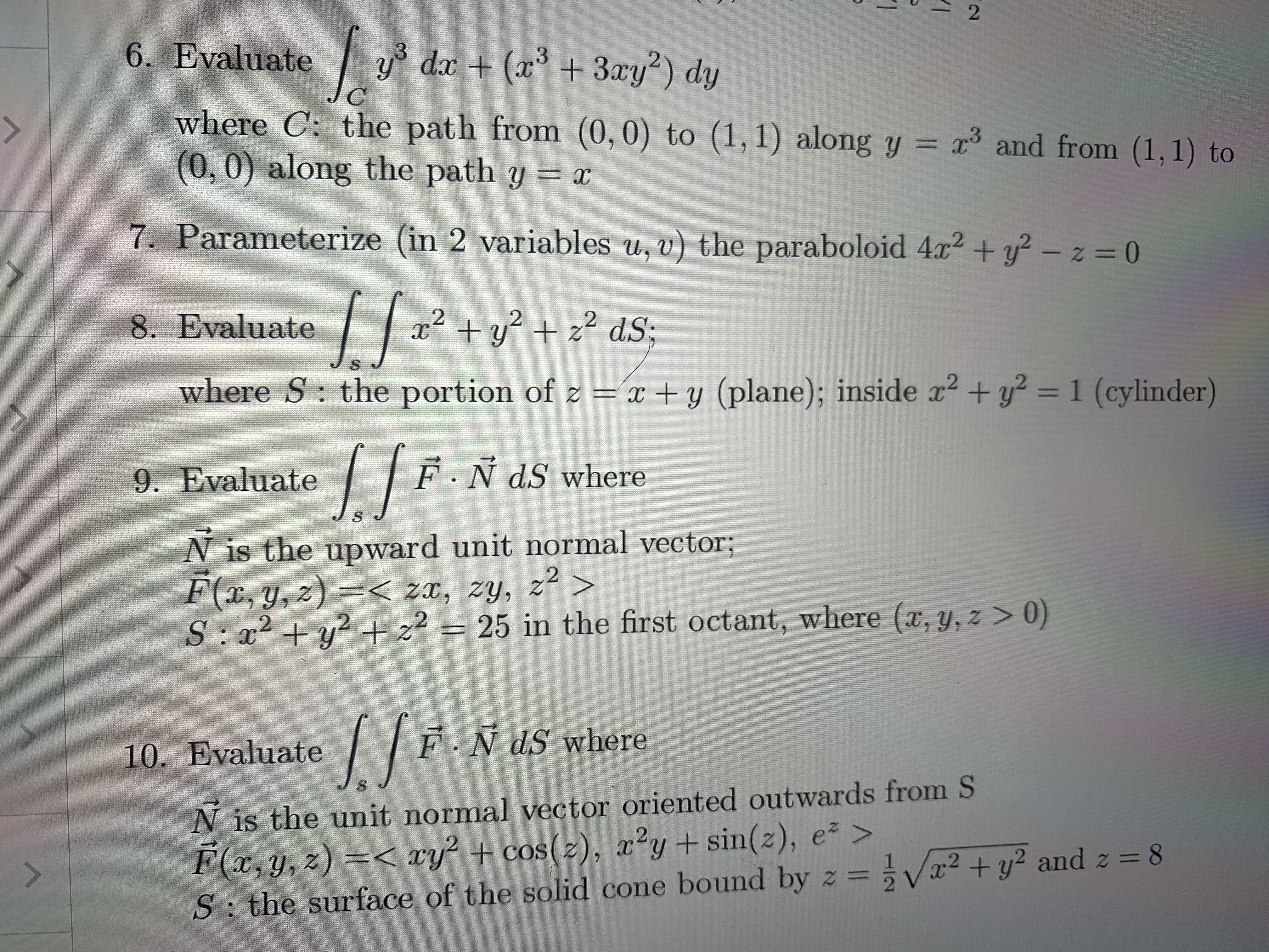 Answered Evaluate Y Da X 3xy Dy Where C Bartleby