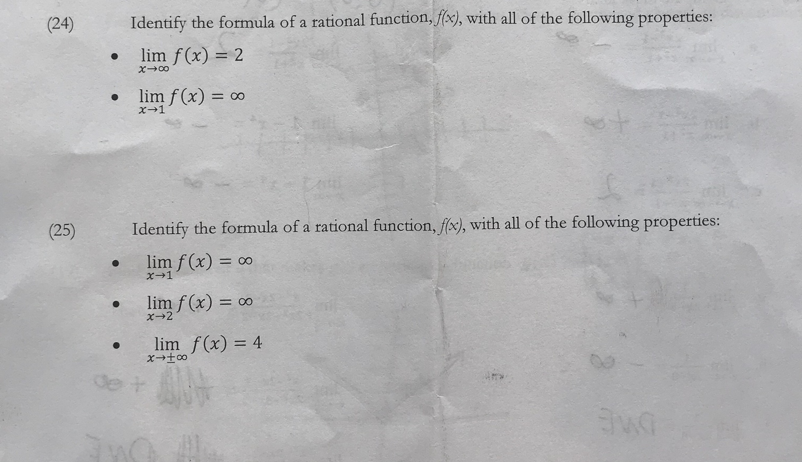 Answered Identify The Formula Of A Rational Bartleby