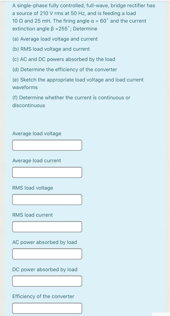 Answered A Single Phase Fully Controlled Bartleby