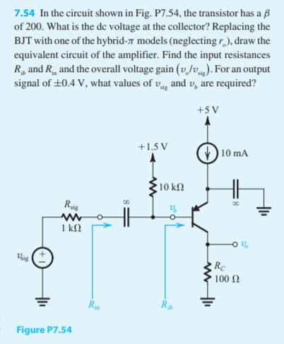 Answered 7 54 In The Circuit Shown In Fig Bartleby