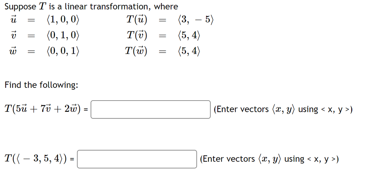 Answered Suppose T Is A Linear Transformation Bartleby