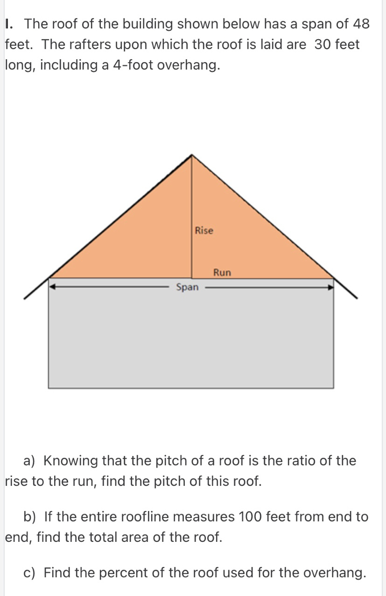 Answered: · The Roof Of The Building Shown Below… | Bartleby