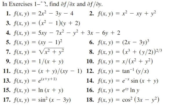 Answered In Exercises 1 Find Of Dx And Bartleby