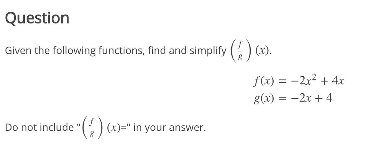 Answered Given The Following Functions Find And… Bartleby